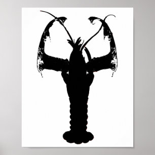 Cape Cod Hummer Claws T Shirt Poster