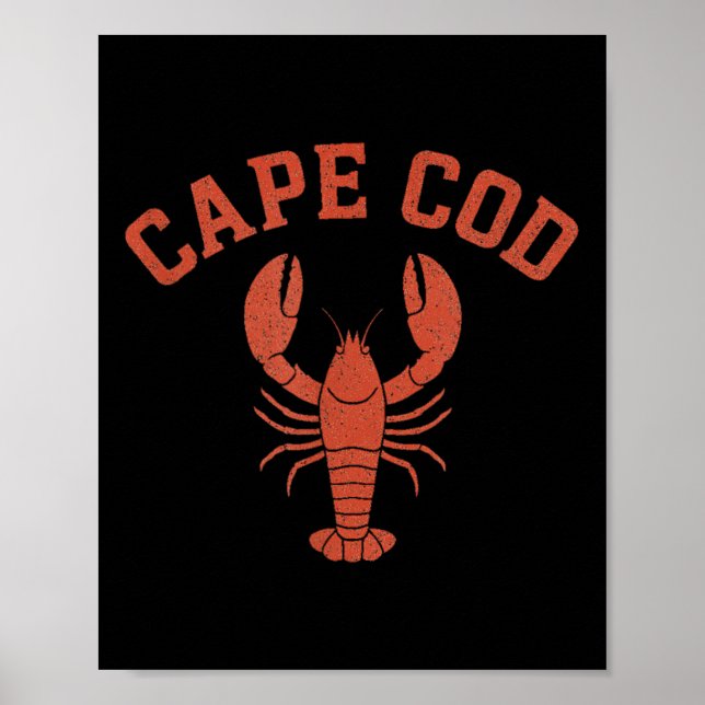 Cape Cod-Hummer  Poster (Vorne)