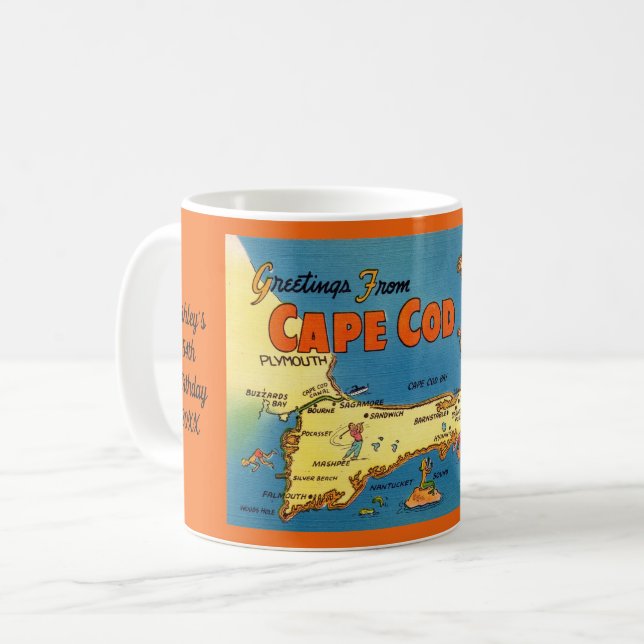 Cape Cod II Custom Tasse (Vorderseite Links)