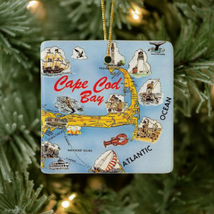 Cape Cod Illustriert Ornament
