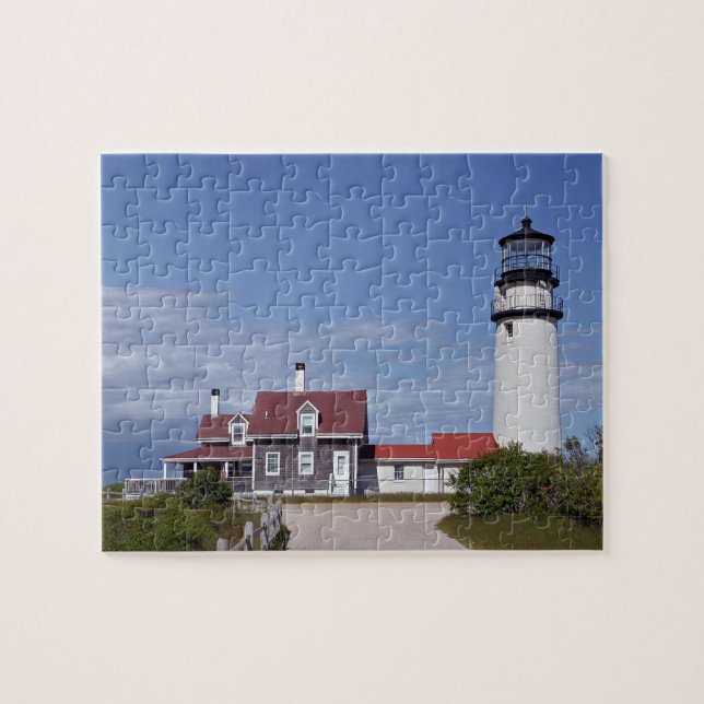 Cape Cod-Leuchtturm-Puzzlespiel (Horizontal)