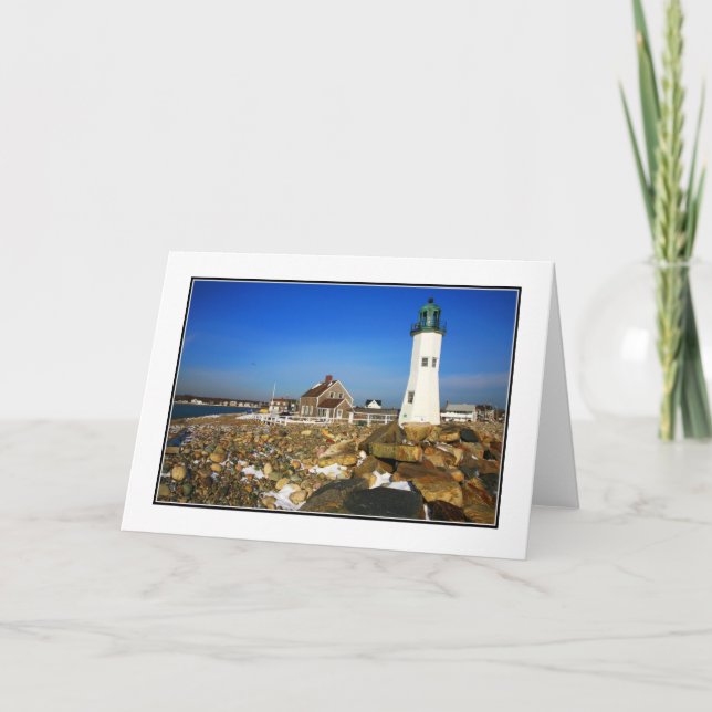 Cape Cod Lighthouse Blank Note Card Karte (Vorderseite)