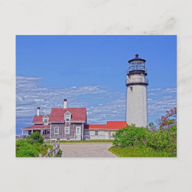 Cape Cod Lighthouse Postkarte (Vorderseite)