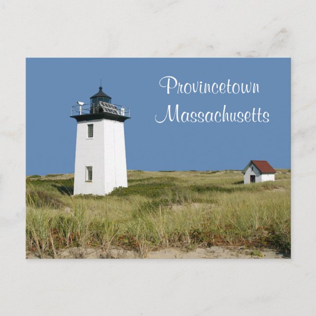 Cape Cod Lighthouse Provincetown MA Postkarte (Vorderseite)