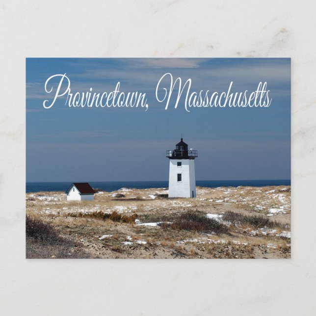 Cape Cod Lighthouse Provincetown MA Postkarte (Vorderseite)