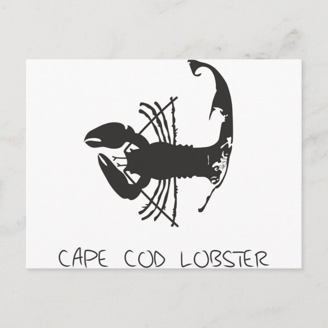 CAPE-COD-LOBSTER POSTKARTE (Vorderseite)