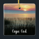 Cape Cod, Ma, Beach Ocean Weihnachten Keramikornament<br><div class="desc">Cape Cod,  Ma,  Beach Ocean Sunset Weihnachtsschmuck halten Memorabilia Souvenier.</div>