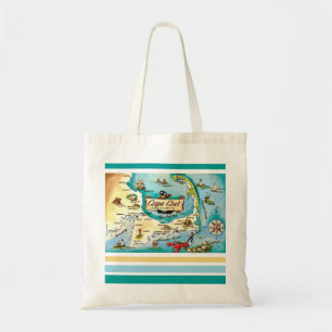 Cape Cod MA Map Tasche