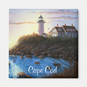 Cape Cod MA Nobska Leuchtturm Malerei Magnet
