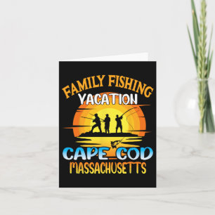 Cape Cod Machusetts Familien-Angelfreizeit im Sonn Karte