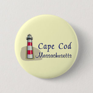 Cape Cod Massachusetts Button
