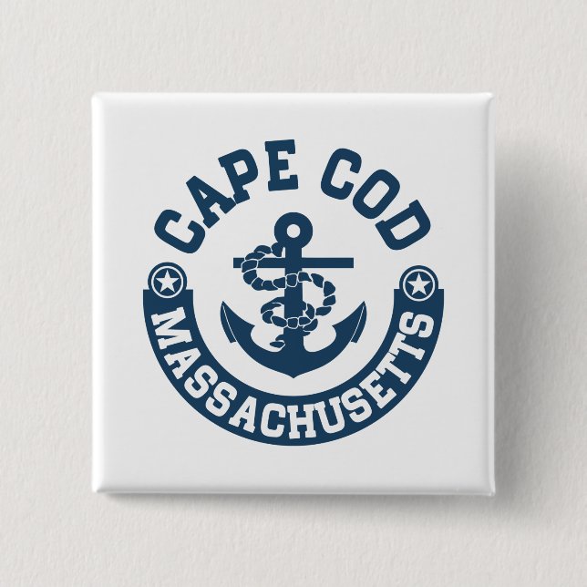 Cape Cod Massachusetts Button (Vorderseite)