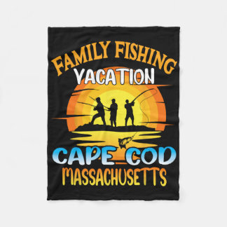 Cape Cod Massachusetts Familien-Angelfreizeit Sonn Fleecedecke