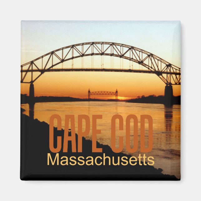 Cape Cod Massachusetts Foto Souvenirmagnete Magnet (Vorne)