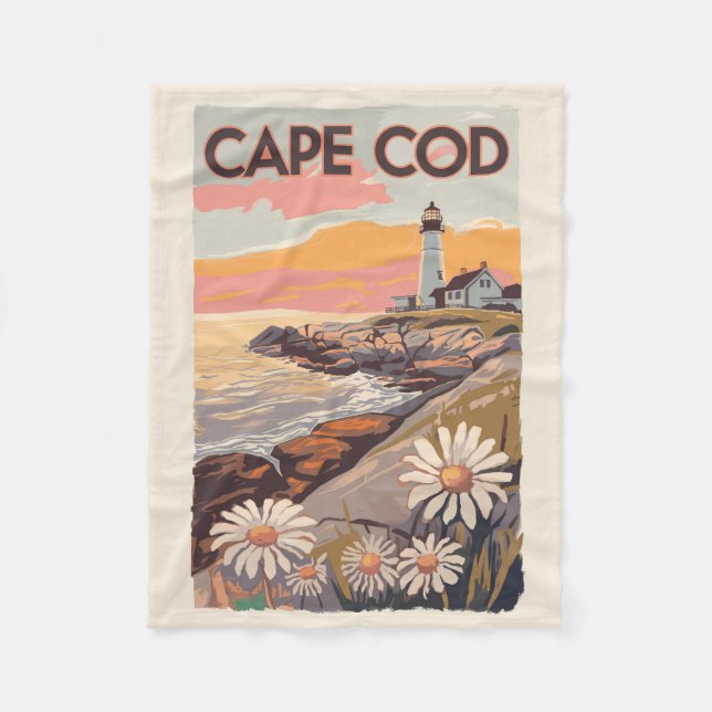 Cape Cod Massachusetts Landschaftliche Reisen Fleecedecke (Vorderseite)