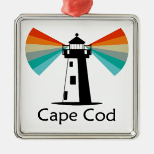 Cape Cod Massachusetts Leuchtturm Regenbogen Ornament Aus Metall