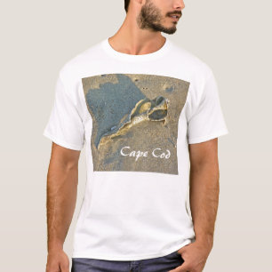 Cape Cod Massachusetts - Muschel & Brandung T-Shirt