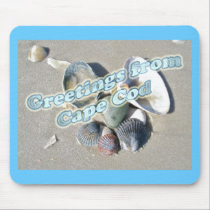 Cape Cod Massachusetts - Muschel & Surf Mousepad