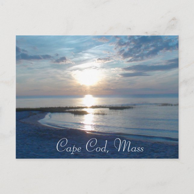 Cape Cod, Massachusetts Ocean Sunset Carte postale (Devant)