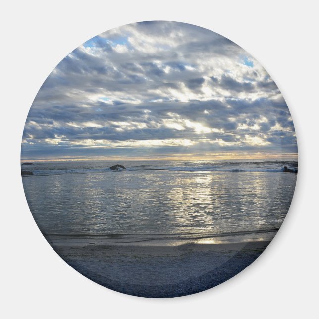 Cape Cod, Massachusetts Ocean Sunset Souvenir Magnet (Vorne)