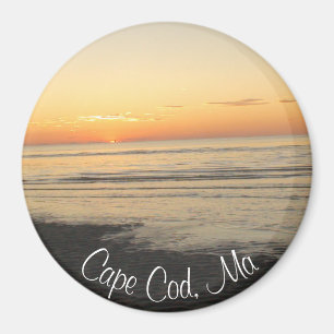 Cape Cod, Massachusetts-Sonnenuntergangandenken Magnet