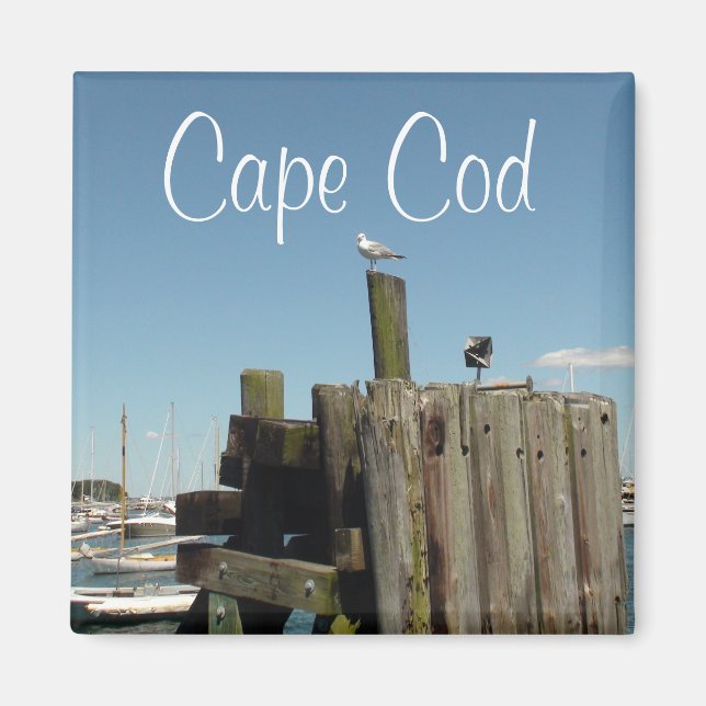 Cape Cod, Massachusetts Sunset Souvenir Magnet (Vorne)