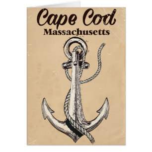 Cape Cod Massachusetts Vintage Reiseplakat