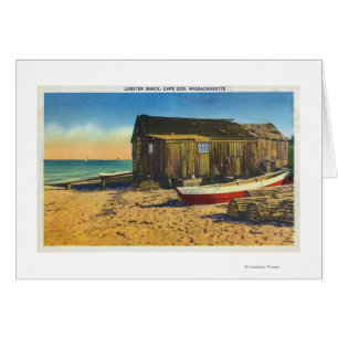 Cape Cod, MassachusettsAussicht auf einen Hummerha