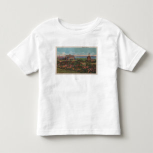 Cape Cod, MassachusettsHomes durch die Seeansicht Kleinkind T-shirt