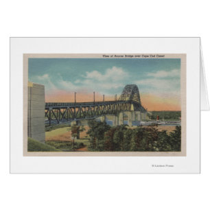 Cape Cod, MassachusettsView von Bourne-Brücke