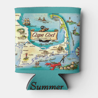 Cape Cod Massenkarte  Dosenkühler