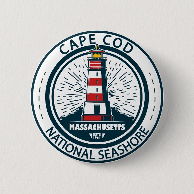 Cape Cod National Seashore Massachusetts Abzeichen Button (Vorderseite)