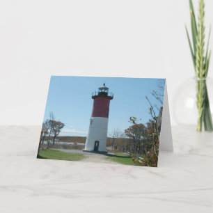 Cape Cod, Nauset Lighthouse Blank Card Karte