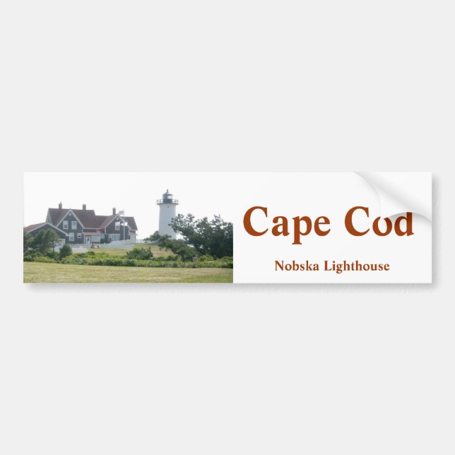 Cape Cod Nobska Leuchtturm-Autoaufkleber Autoaufkleber (Vorne)