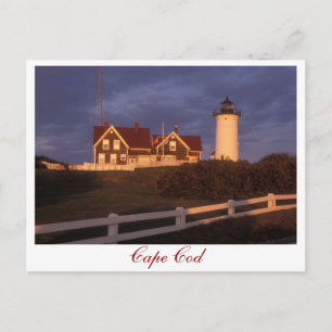 Cape Cod Nobska Lighthouse Woods Hole Postkarte