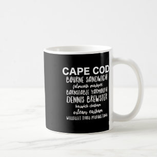 Cape Cod Orte Provincetown Rnstable Bourne Dennis Kaffeetasse