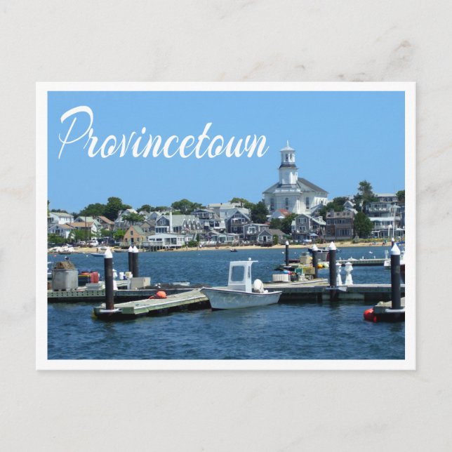 Cape Cod, Provincetown MA Post Card Postkarte (Vorderseite)