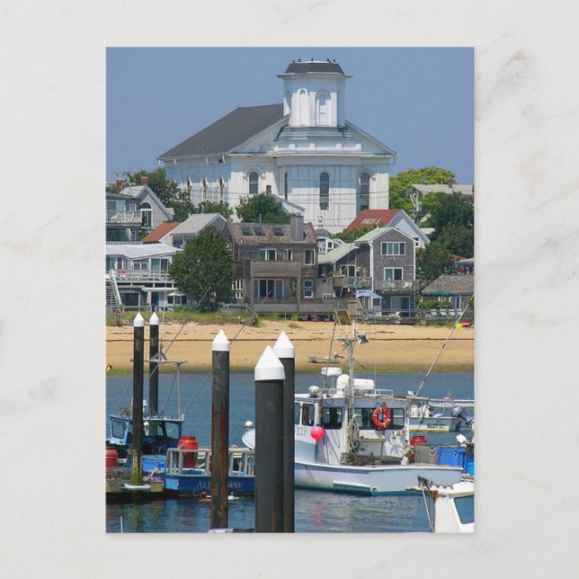 Cape Cod Provincetown Massachusetts Postkarte (Vorderseite)