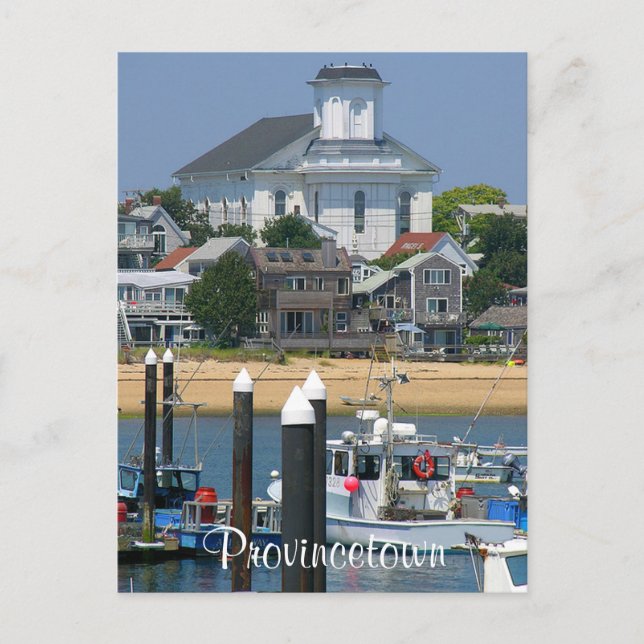 Cape Cod Provincetown Massachusetts Postkarte (Vorderseite)
