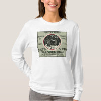 Cape Cod-Puritaner-Marken-Moosbeeraufkleber