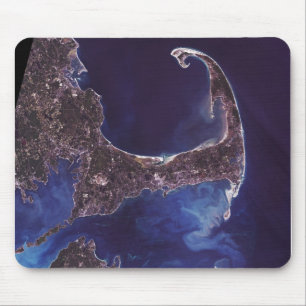 Cape Cod-Satelliten-Fotografie Mousepad