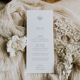 CAPE COD Seashell Wedding Menükarte