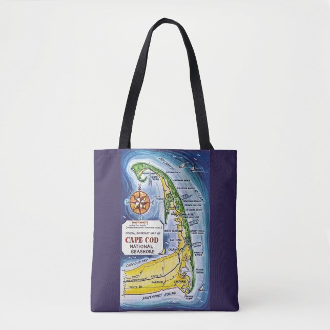 Cape Cod Seashore Schultertasche Tasche (Vorderseite)