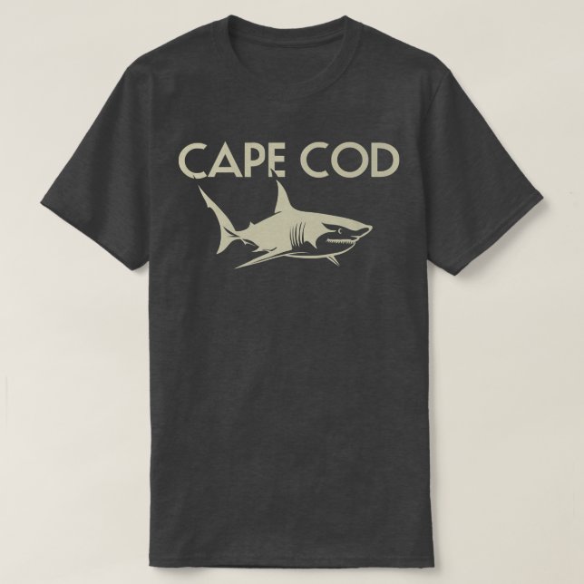 Cape Cod Shark Funny T-Shirt (Design vorne)