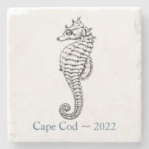 Cape Cod Souvenir Untersetzer - Seepferd