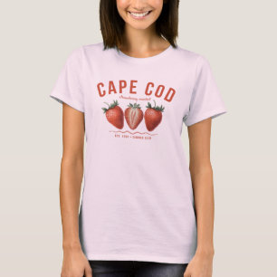 Cape Cod Strawberry Market T-Shirt   EST 1994 Été