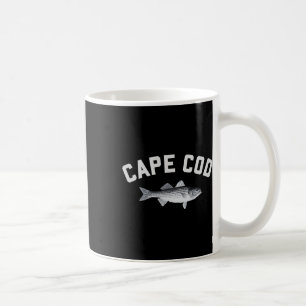 Cape Cod Striper Stripe B Fun Fishing Design Kaffeetasse