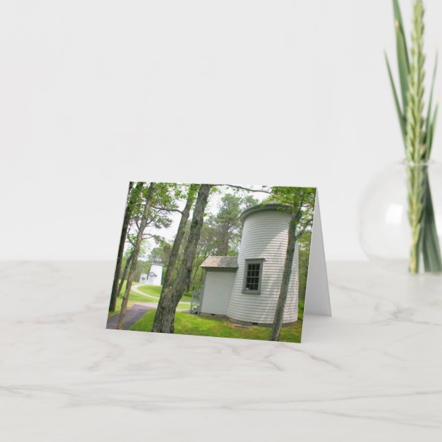 Cape Cod, Three Sisters Lighthouses Blank Card Karte (Vorderseite)