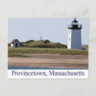 Cape Cod Wood End Lighthouse Provinz MA Postkarte