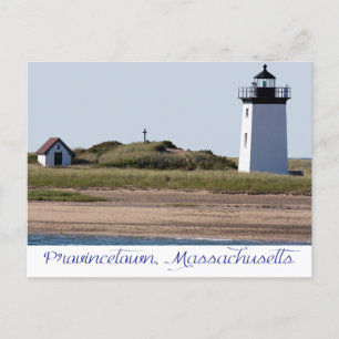 Cape Cod Wood End Lighthouse Provinz MA Postkarte